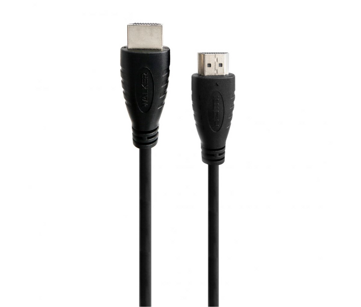 Кабель WALKER WHD-77 HDMI to HDMI 3м black WALKER WHD-77  фото