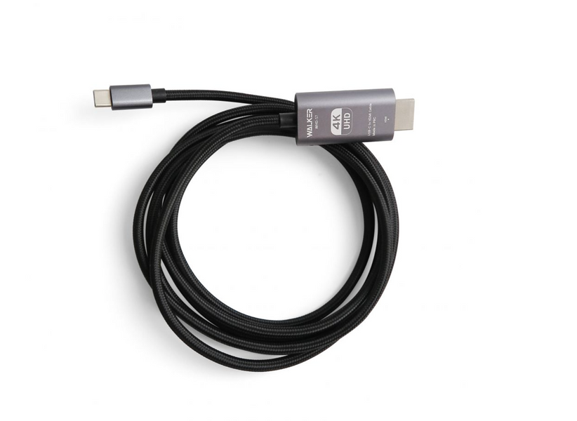 Кабель WALKER WHD-57 HDMI to Type-C 2м   WALKER WHD-57  фото