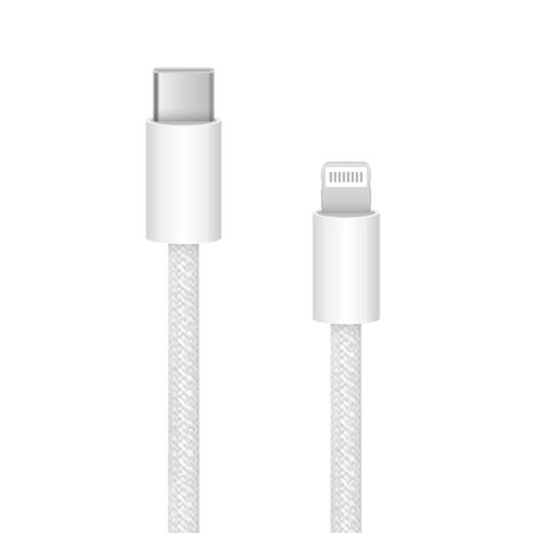 Кабель WALKER C860 Type-C to Lightning 30W white WALKER C860 1м фото